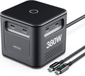 WOTOBEUS 380W 8-Ports GaN USB-C Charging Station with ETL, USB-C Cable with LED Power Display, Multi-Device Charger with PD3.1 140W for MacBook Pro, Laptops, PD100W 65W Super Fast Charging 2.0 45W