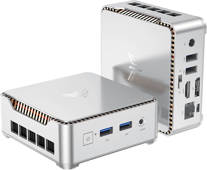 KAMRUI Essenx E2 Mini PC, 16GB RAM 1TB SSD Mini Computers,12th Alder Lake N95 (Beat N100, up to 3.4GHz) Micro PC, HDMI+DP1.4 Dual 4K UHD Small PC,Gigabit Ethernet,WiFi,BT,Home/Office Mini Desktop pc