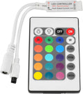ABI Inline IR Controller with 24 Key Remote for 12V RGB LED Strip Light