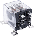 TWTADE/JQX-12F-2Z DC 24V Coil Voltage 30A DPDT 2NO+2NC General Purpose High Power Relay 8 Pin