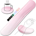 Gimars Upgrade Enlarge Silky Gel Memory Foam Keyboard Wrist Rest, Wrist Rest for Computer Keyboard, Ergonomic Mouse pad Rests for Typing Pain Relief, Wrist Support for Office, Gaming, Pink Gradient
