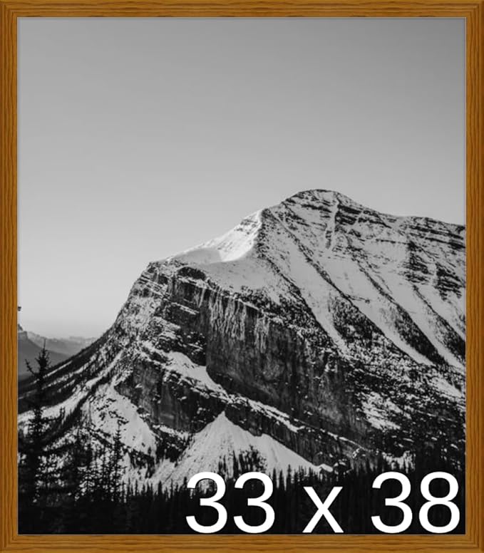 Frame It Easy 33 x 38 Hazel Wood Frame (Derby)