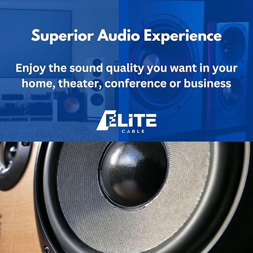 Elite 12/2 Speaker Wire, 12AWG/2-Conductor, UL Listed, CMR/CL3R, (Riser/in-Wall & Outdoor/In-Ground (Direct Burial)- 100% Oxygen Free Pure Bare Copper (OFC), 500ft Bulk Cable (65 Strands) White