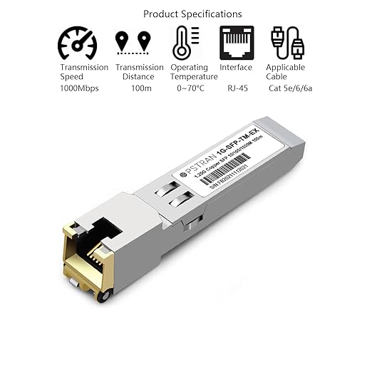 OPSTRAN 10/100/1000BASE-T SFP SGMII Copper Transceiver Module Compatible with Extreme Networks 10065 RJ45 100m Cat5e/6