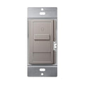 TOPGREENER Digital Dimmer Light Switch for 200W Dimmable LED/CFL Lights, Single Pole Led Slide Dimmer Switch, Neutral Wire Not Required, UL Listed, TGDS1-NK, Nickel,1 Pack