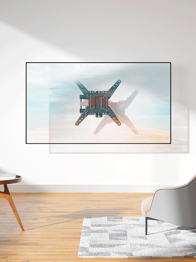 Mounting Dream UL Listed TV Wall Mount for Most 26-55 Inch TVs, Full Motion TV Mount with Perfect Center Design, Articulating Wall Mount TV Bracket Swivel and Tilt, Max VESA 400x400mm, Up to 77LBS