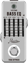 Rowin Bass Equalize Pedal 5 Band for Bass with True Bypass