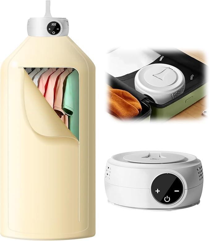 Uten Portable Clothes Dryer, Lightweight Mini Dryer for Quick Drying Clothes in Apartments, RVs, Hotels & Travel
