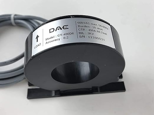 DAE P153-400-S KIT, UL CTEP kWh Smart Submeter 1P3W(2 hot Wire 1 Neutral) 400A 120/240V 2 CTs RS485