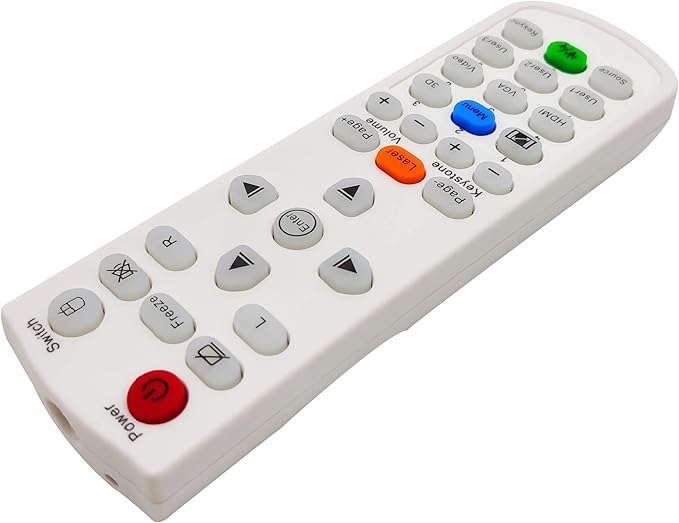 INTECHING J8947-0384-00 Projector Remote Control for Optoma BR311, BR324, BR327, BR332, DAEWSGG, DAEXSGS, DS331, DS343, DW343, DX343, H181X, S310, S311, S313, W311, W313, X310, X313