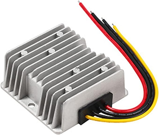 MGGi DC 36V 48V Step Down to 24V 20A 480W Converter Voltage Reducer, Waterproof Big-Size Voltage Reducer, High-Power Power Supply Module Buck Transformer, for Golf Cart, forklifts, Car