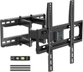 MOUNTUP UL Listed TV Wall Mount, Full Motion TV Mount for Most 26-65 Inch Flat/Curved TVs Fit 16" Wood Stud, Wall Mount TVs Bracket with Dual Swivel Articulating Arm Max VESA 400x400mm up to 88 LBS