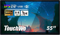 TouchWo 55" Interactive Touchscreen Monitor, Smart Board FHD 1080P Display with Wall Mount, Android 11 Smart Touch Screen Presentation Electronic Whiteboard for Office & Classroom, RAM 4G & ROM 32G
