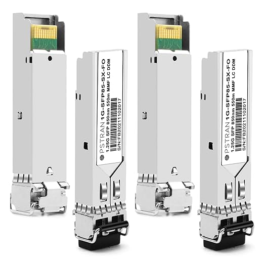 OPSTRAN 1000BASE-SX SFP Optical Transceiver Module Compatible with Fortinet FN-TRAN-SX FG-TRAN-SX FR-TRAN-SX 850nm 550m DDM Duplex LC MMF 4pcs/Pack