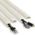 66in YCLYC Wire Covers for Cords Kit, Beige Wall Cord Hider Hide Cords, Cord Covers for Wires on Wall, TV Cable Hider Wall Kit, Easy to Install Cord Cover, Cable Management Wall 4XL16.5 W0.86 H0.43in