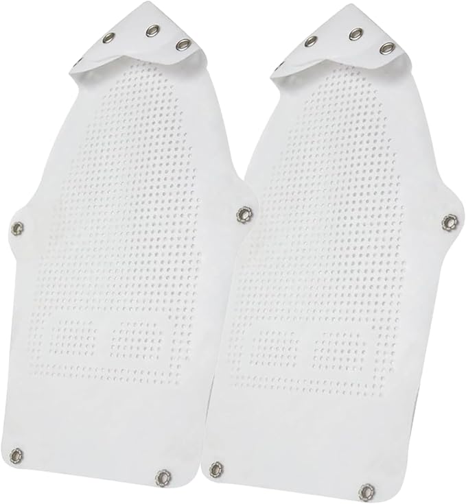 2 Piece - Cover Iron Shoe Used for Electric Iron Clothes Protector When Ironing - Prevents Burn, Sticking,Easy Installation Sole Plate Accessory