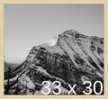 Frame It Easy 33 x 30 Wheat Wood Frame (Derby)