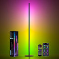 Eastfine Corner Floor Lamp, RGBWW IC Corner Lamp with APP and Remote Control, LED Floor Light with 16 Million DIY Colors, Color Changing Ambient Light for Living Room, Bedroom, Gaming Room