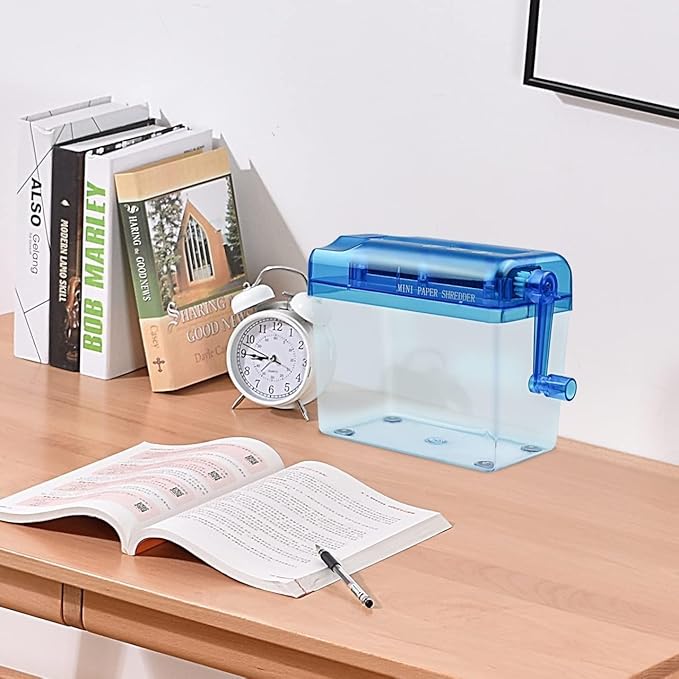 for Mini Hand Shredder - Portable Manual Paper Cutter for Home/Office Use