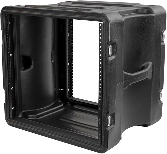 Gator Cases Pro Series 10U Rack Case with Standard 19" Depth, Roto Molded Made in USA (G-PRO-10U-19)
