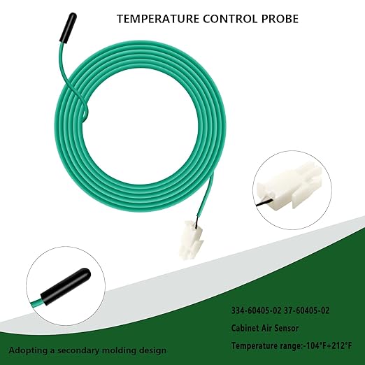 Blue Coil Temperature Sensor 334-60406-02 337-60406-02 Green Cabinet Temperature Sensor 334-60405-02 337-60405-02 74" (Blue and Green 1 of Each)