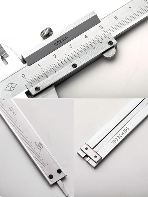 Simhevn Vernier Caliper, 0-6inch/0-150mm Manual Micrometer, Stainless Steel Caliper,0.02mm/0.001" High Precision, Durable Slide Caliper Measuring Tool