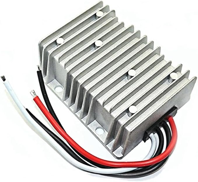 DC 12V Step Up to 24V Boost Converter 15A 360W DC Voltage Regulator Power Converter Waterproof Module Transformer for Golf Cart Club Car