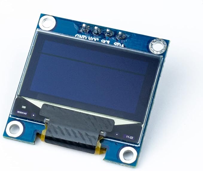 Hosyond 5 Pcs 0.96 Inch OLED I2C IIC Display Module 12864 128x64 Pixel SSD1306 Mini Self-Luminous OLED Screen Board Compatible with Arduino Raspberry Pi(Blue and Yellow)