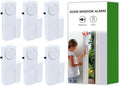 Door Window Alarm, 90dB Door Alarms Sensor for Kids Safety, Home Security, Door Window Burglar Alarm, Window Pool Alarms for Home, Apartments, Offices, Hotel Rooms (6pack)