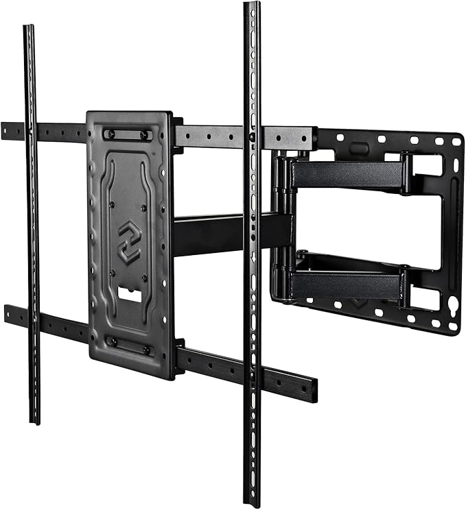 DYZJREL Full Motion TV Wall Mount for 32-65 Inch TVs, VESA Compatible, 100 lbs Weight Capacity, Adjustable Tilt & Swivel, Easy Centering & Quick Installation