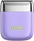 yoose Electric Razors for Women, IPX7 Alloy Body Bikini Trimmer for Women (USB-C, Trimmer Comb, Multi Shaving Modes), Portable Size, Taro Purple