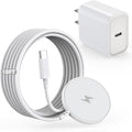 [Apple MFi Certified]Magnetic Wireless Charger for iPhone 17 16 15,10FT Fast Mag Safe Wireless Charging Pad with 20W USBC Charging Block for iPhone 17/Air/16 Pro Max/16 Pro/15/14/13/12,AirPods 3/Pro 2