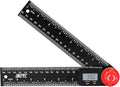 UNIPEC Digital Angle Finder Protractor, Angle Finder Ruler, 7inch 200mm 7inch/200mm, Angle Measuring Tool for Woodworking,Carpenter,Construction,DIY Measurement
