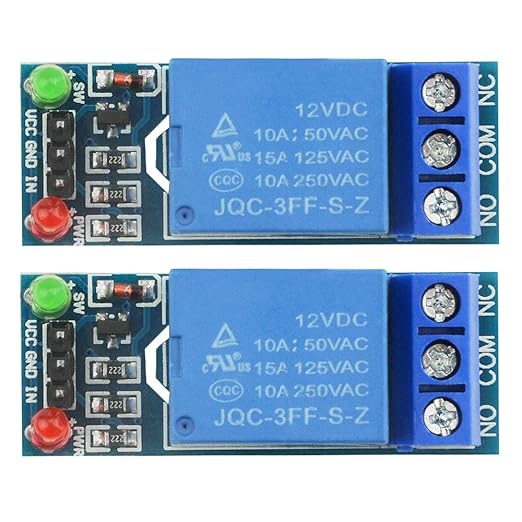 XINGYHENG 10PCS One Channel Relay Module 12V Low Level Trigger Expansion Plate Load Controlled Switch Module for Industrial Automation Process