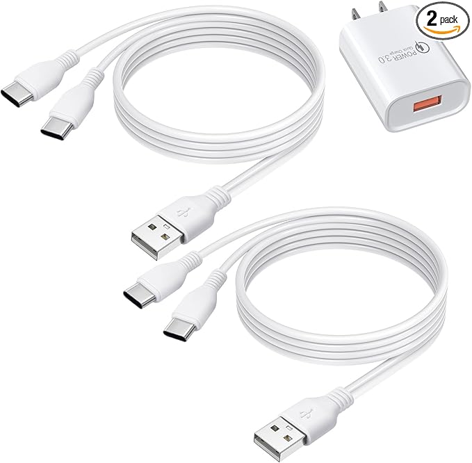 Under Cabinet Lighting USB C Charging Cable, Charger for MCGOR Motion Sensor Light Indoor, with Power Adapter