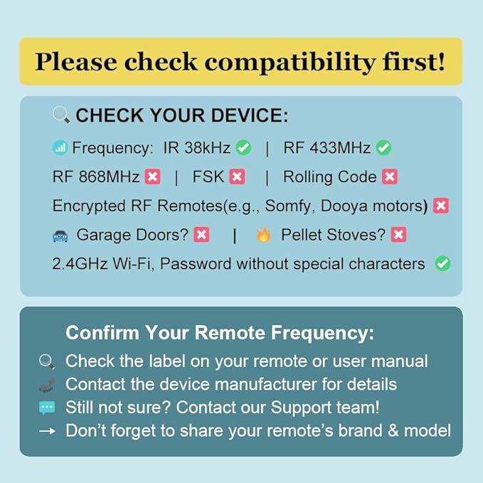 Broadlink RM MAX Smart Home Hub, Wi-Fi & BLE Universal Remote for IR/RF Devices, Compatible with Alexa & Google Home, Easy Setup, RF Hub for TV, AC, Blinds