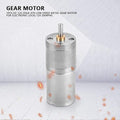 25mm DC 12V 25GA-370 Metal Gear Motor for Electronic Locks Robots Electric Curtains Low Speed High Quiet Construction Pure Copper Coil