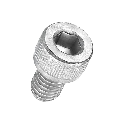 Kozelo 50pcs Socket Head Cap Screws - [M8-1.25 x 14mm] 304 Stainless Steel Allen Socket Drive for Electrical Motor 3D Printing Fan Engine Replacement Use, Silver