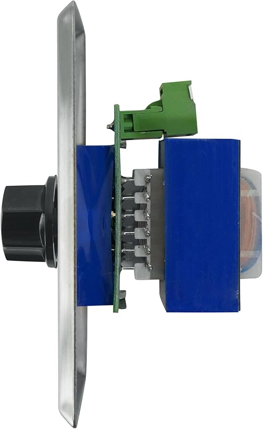 Rockville VOL70200 SS 200W 70V Wall Volume Control Zone Controller, Stainless Steel, Single-Gang, Euro-Block Connectors, Perfect for Commercial Audio Systems