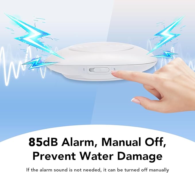 NEO Zigbee Water Sensor, Smart Water Leak Detector for Home, Requires Zigbee Hub, Compatible with SmartThings and Home Assistant (ZHA & Z2M)