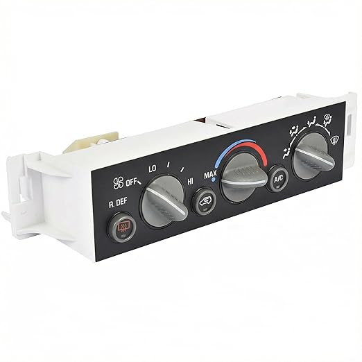 599-006 A/C Heater Climate Control Panel Module with Blower Motor Switch Compatible with GMC C1500 C2500 C3500 K1500 K2500 K3500 Suburban Tahoe Yukon 1996-2000