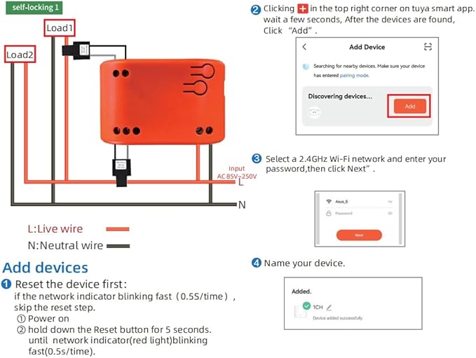 WiFi Smart Power Meter with 2pcs 80A Current Transformer Clamp,Tuya app 2-Way Bilateral Monitor Real Time KWh Eenrgy Electricity Voltage Statistics.