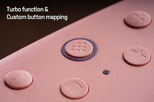 8Bitdo Ultimate 2C Hall Effect Joysticks and Hall Triggers Wireless Controller for Windows PC and Android, with Remappable L4/R4 Bumpers, Turbo function & Rumble vibration (Peach)