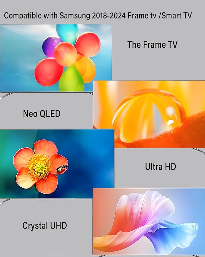 BN59-01385A Voice Universal Remote Control Replacement， for Samsung Smart TV Remote Control. 2018-2024 for Smasung Smart TV The Frame Crystal UHD Neo QLED 4K 8K (1)