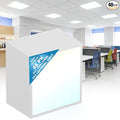 Msbfi 2x2 LED Flat Panel Light - 48 Pack Drop Office Ceiling Light 30-35-40W Adjustable, 130LM/W 3500K/4000K/5000K Selectable, 0-10V Dimmable, 100-277V for Office Ceiling Lighting Fixture ETL/DLC