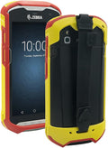 Protective Cover Bumper Case Rugged Boot with Hand Strap for Zebra TC51 TC510K TC52 TC56 TC57 (Red+Yellow)