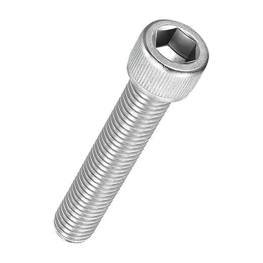 Kozelo 5pcs Socket Head Cap Screws - [M12-1.75 x 60mm] 304 Stainless Steel Allen Socket Drive for Electrical Motor 3D Printing Fan Engine Replacement Use, Silver