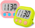 Classroom Timers for Teachers Kids Large Magnetic Digital Timer Teacher Supplies 2 Pack-Green Pink