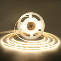 TUNICHX COB LED Strip Lights UL Listed DC 24V LED Lights Flexible Super Bright LED Strips,16.4ft 4000K Natural White,CRI 90+,2400LEDs High Density Uniform Light for Home Room Décor