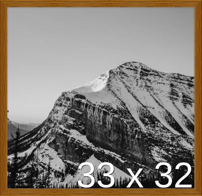 Frame It Easy 33 x 32 Hazel Wood Frame (Derby)